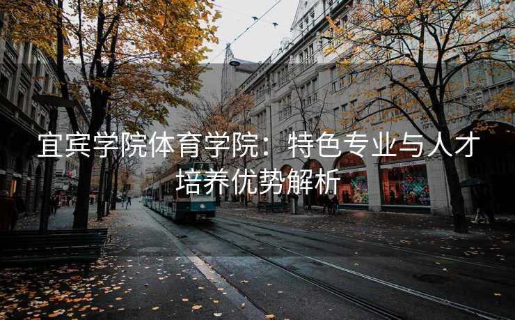 宜宾学院体育学院：特色专业与人才培养优势解析
