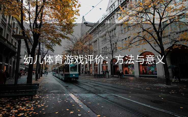 幼儿体育游戏评价：方法与意义
