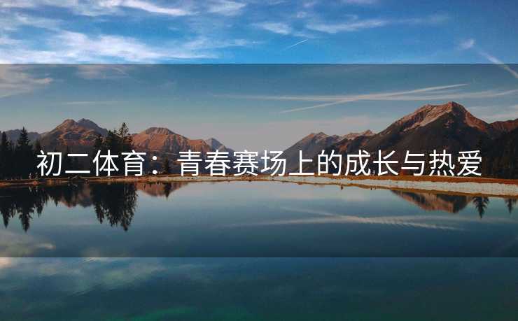 初二体育：青春赛场上的成长与热爱