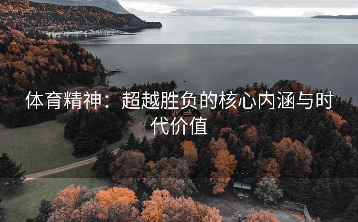 体育精神：超越胜负的核心内涵与时代价值