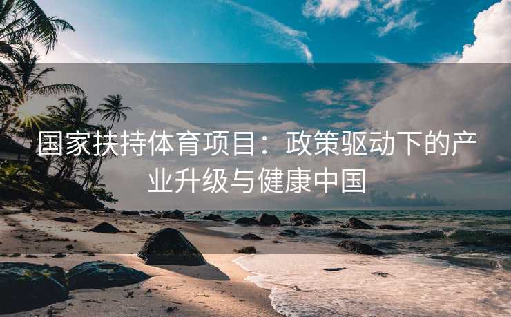 国家扶持体育项目：政策驱动下的产业升级与健康中国