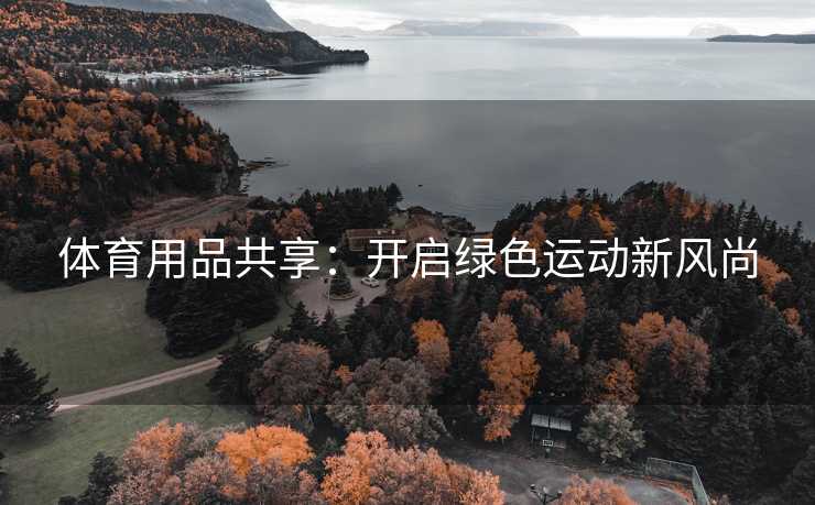 体育用品共享：开启绿色运动新风尚
