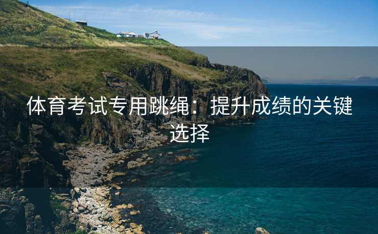 体育考试专用跳绳：提升成绩的关键选择