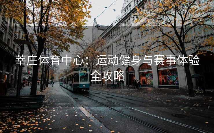 莘庄体育中心：运动健身与赛事体验全攻略