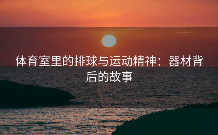 体育室里的排球与运动精神：器材背后的故事