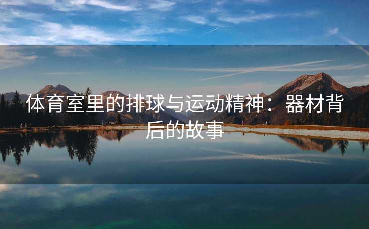 体育室里的排球与运动精神：器材背后的故事