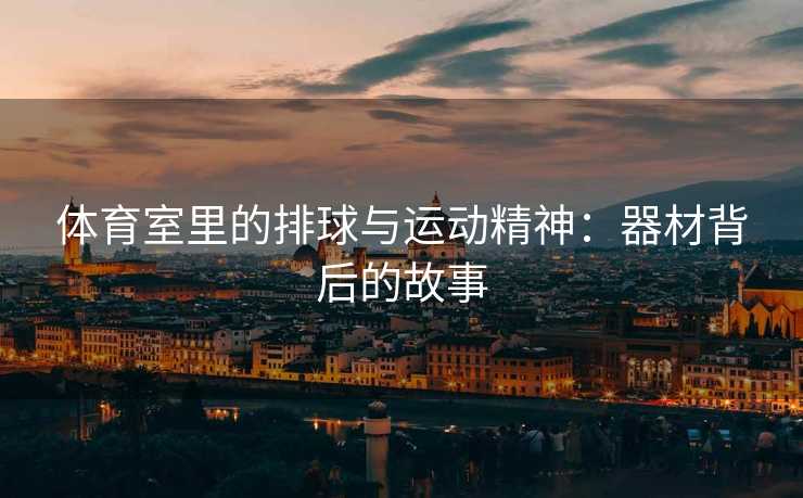 体育室里的排球与运动精神：器材背后的故事