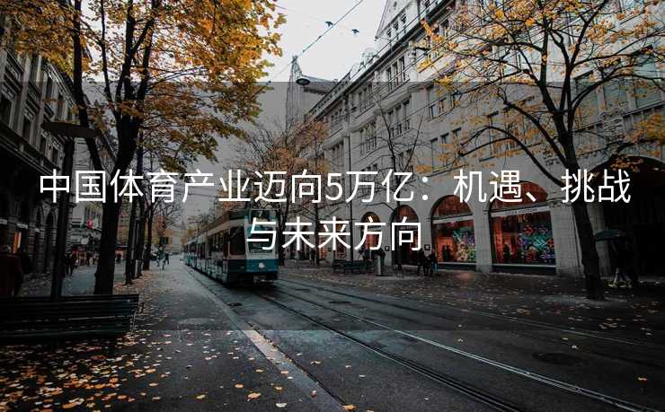 中国体育产业迈向5万亿：机遇、挑战与未来方向
